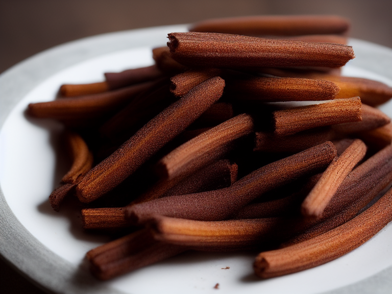 Churros com chocolate