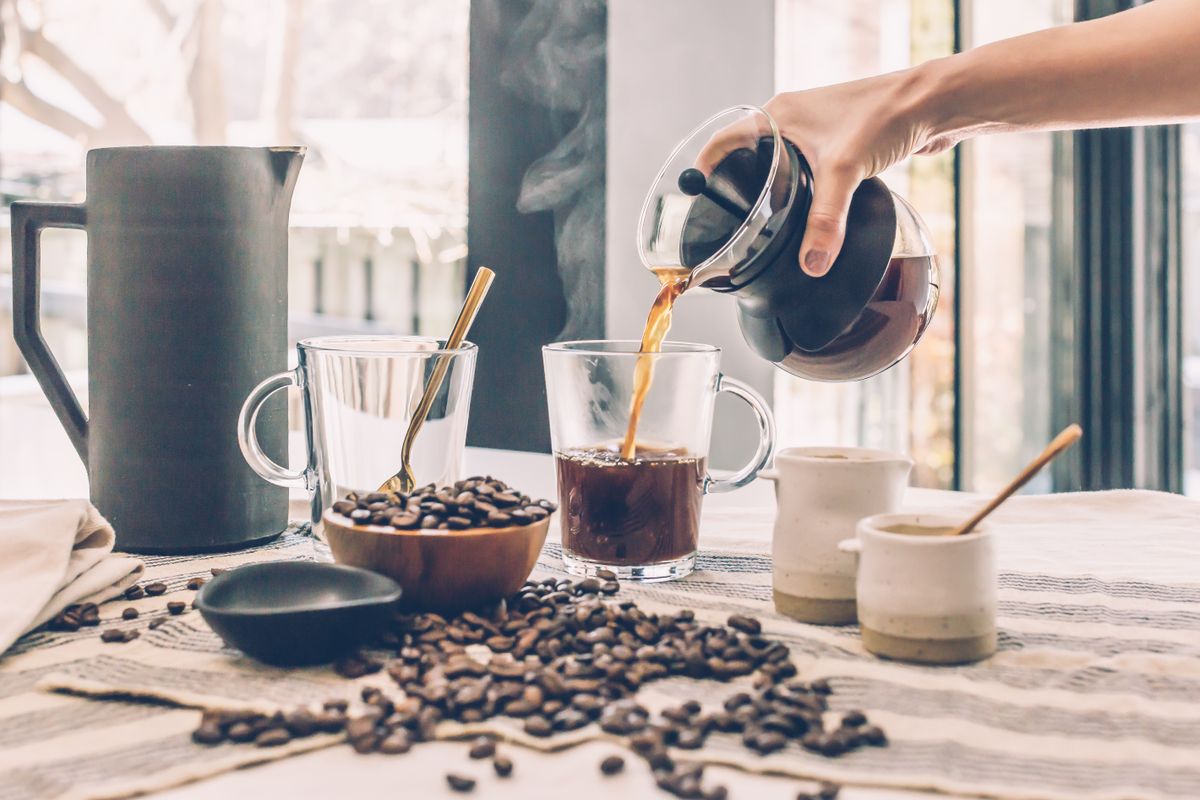 Grãos de café — editoria saúde